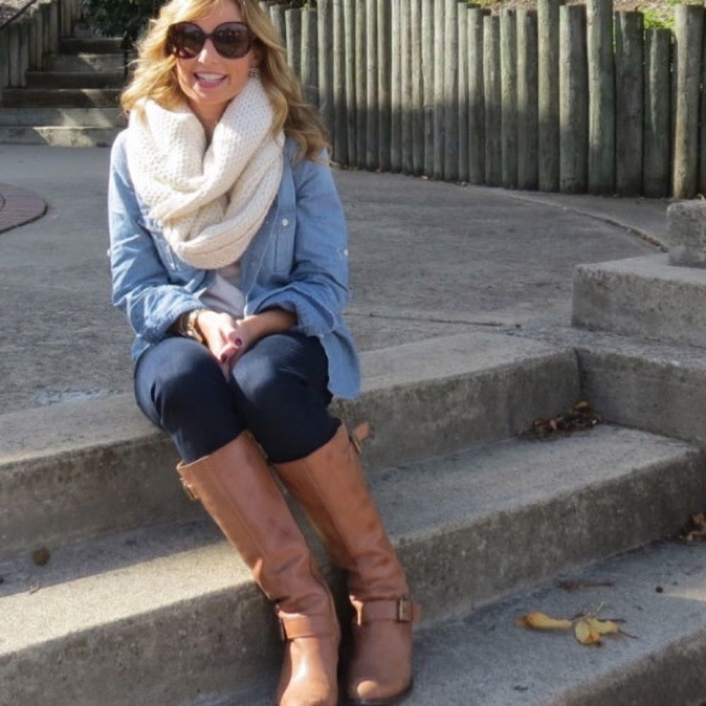 J crew warm infinity scarf
